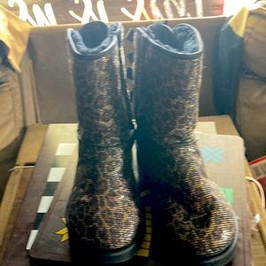 Size 7 Bailey Bow Glitter Uggs